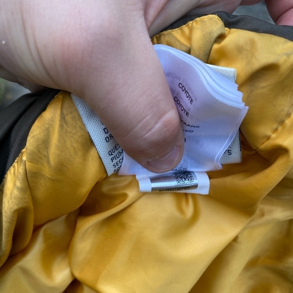 Moncler Grenoble Remarde Down Coat Jacket Size 2 Green Olive - Picture 14 of 16